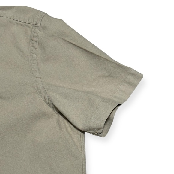 112 RALPH LAUREN Men’s Classic Fit Short Sleeve Oxford Shirt - Khaki, Medium - Picture 4 of 7